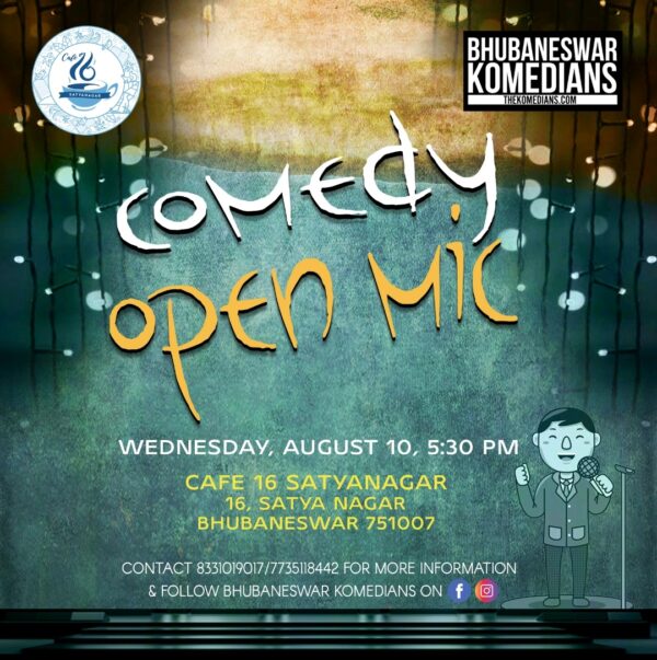 open mic comedy bhubaneswar